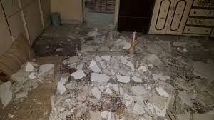 الرصيقة.. انهيار مسجد يؤدي الى اصابة 5 عمال