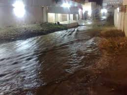 مياه الامطار تداهم 30 منزلا في اربد جراء الامطار الغزيرة