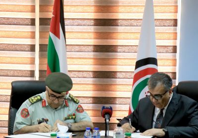 القوات المسلحة توقع اتفاقية عمل مع إدارة مهرجان جرش