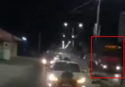 ضبط سائق شاحنة ظهر بفيديو يقود مركبته بتهور في اربد