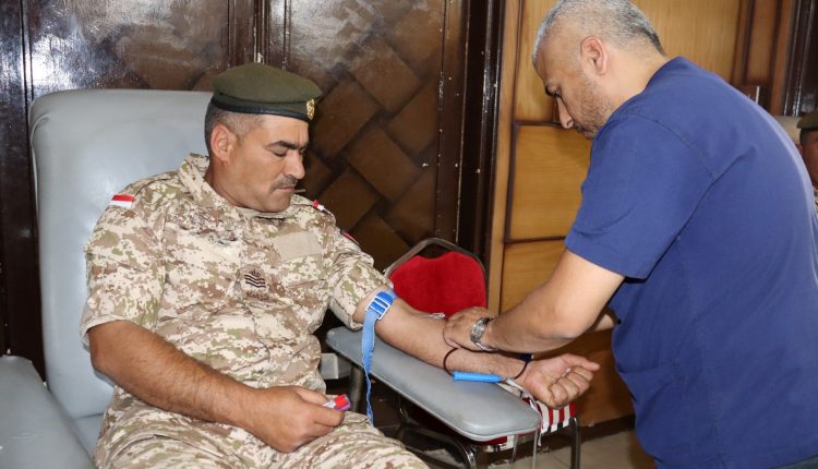 المنطقة العسكرية الشمالية تشارك في حملة للتبرع بالدم