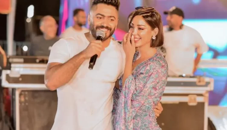 بسمة بوسيل تثير الجدل بعد إلغاء متابعة تامر حسني وتكشف عن بعض الخلافات