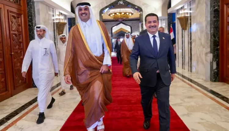 أمير قطر يصل بغداد في زيارة رسمية