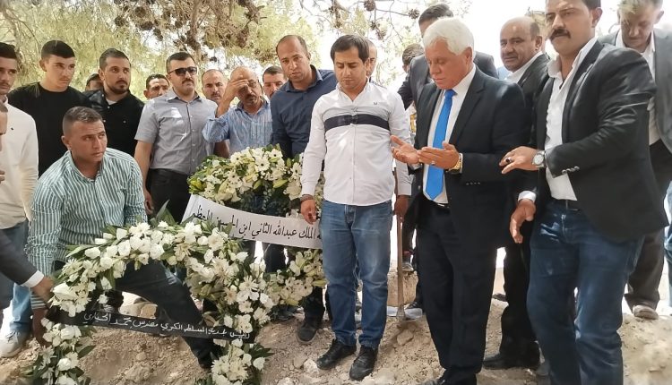 العيسوي وحسان في تشييع جثمان الفزاع مستشار الملك