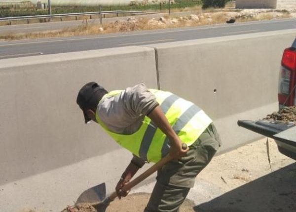 حملة تنظيف شاملة لشارعي الـ 100 والبحر الميت