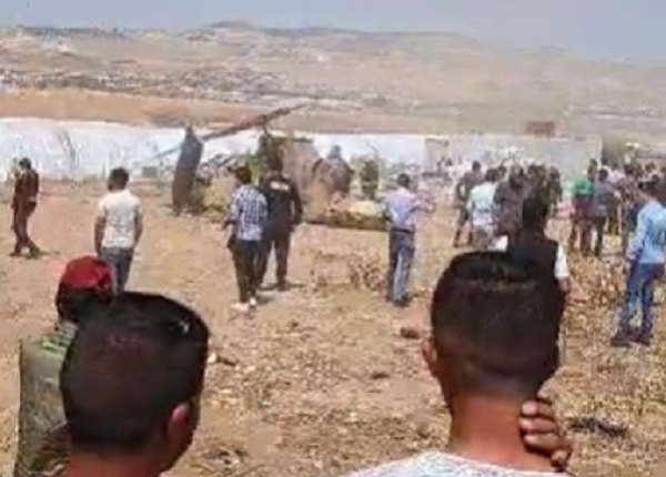 عاجل | سقوط طائرة مروحية في أبو نصير