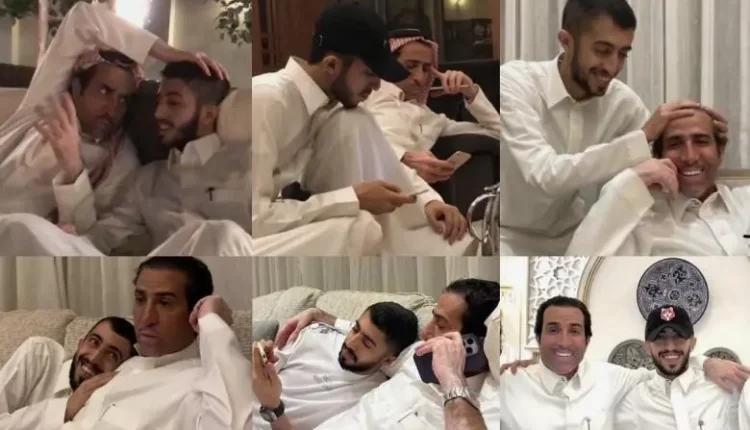 فايز المالكي وابنه راكان يشعلان تويتر بهوشة يوم الأب