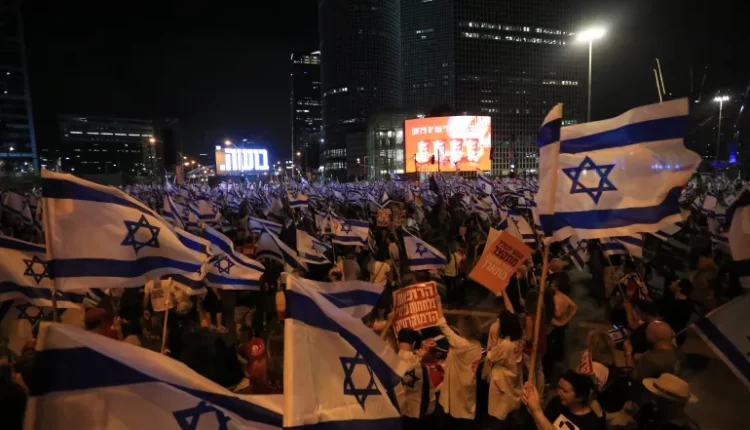 للأسبوع الـ24.. مظاهرات في إسرائيل ضد خطة نتنياهو لإصلاح القضاء