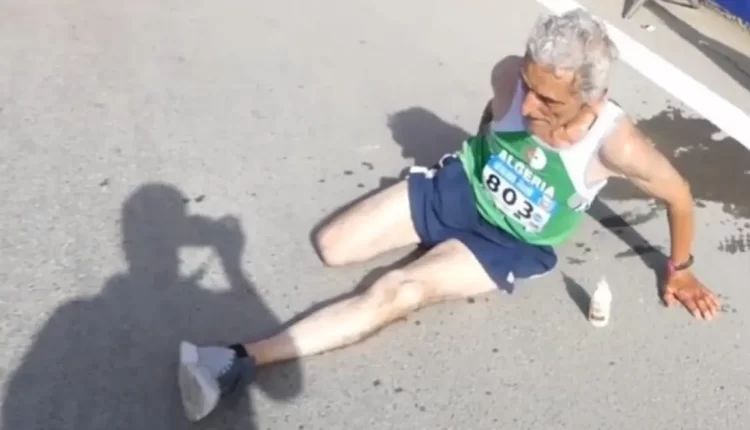 لياقته أثارت الإعجاب.. تسعيني جزائري يشارك في سباق رياضي