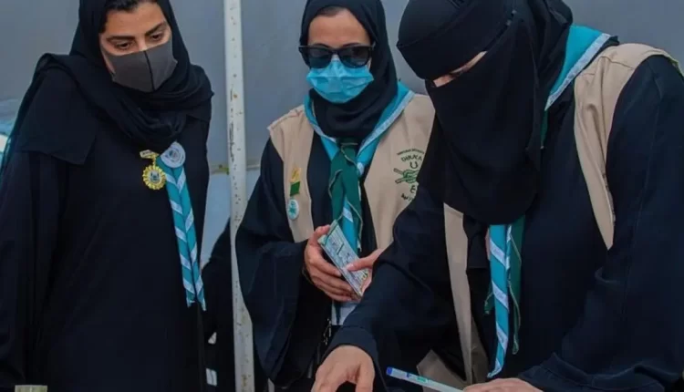 مشاركة فاعلة لفتيات الكشافة السعوديات في خدمة الحجاج