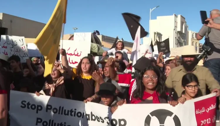 مظاهرة في قابس جنوبي تونس تطالب مجددا بإغلاق المجمع الكيميائي