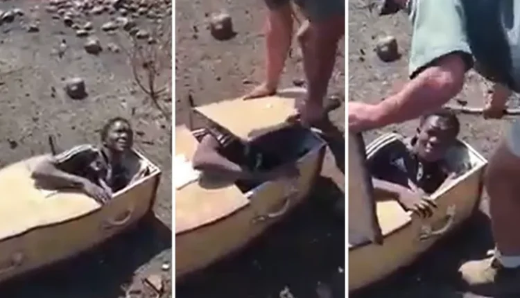 توضيح حول مقطع فيديو في السودان للشاب داخل تابوت