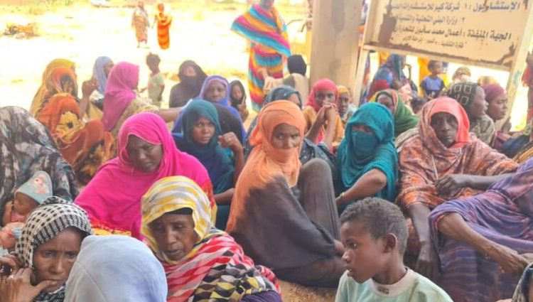 معاناة النازحين من الفاشر إلى الدبة بالولاية الشمالية تصل لمستوى مأساوي